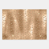 Stijlvolle goudflantaarns voor grote katjes inpakpapier vel (Voorkant 3)