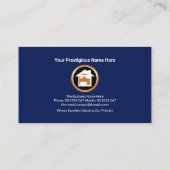 Stijlvolle goudwaterleidingen - waterleidingen visitekaartje (Achterkant)