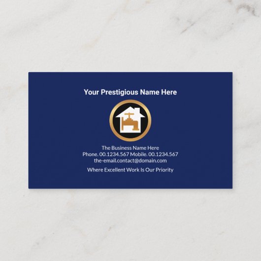 Stijlvolle goudwaterleidingen - waterleidingen visitekaartje (Achterkant)