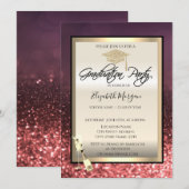 Stijlvolle gradatieknop, Afstuderen van wijnglas Kaart (Voorkant / Achterkant)