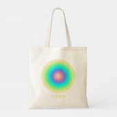 Stijlvolle gradiënt van het Weegdierentuin Tote Bag (Achterkant)