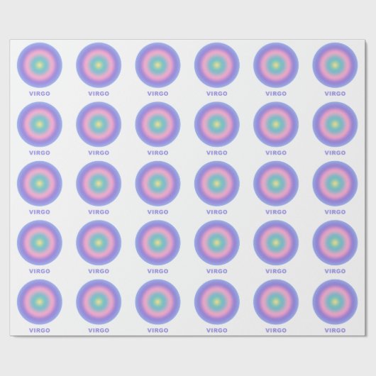 Stijlvolle gradiënt voor vigo Zodiac Sign Cadeaupapier (Vlak)