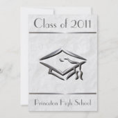 Stijlvolle Graduation Invitations Kaart (Voorkant)