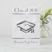 Stijlvolle Graduation Invitations Kaart (Staand voorkant)