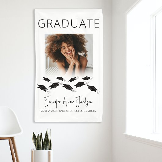 Stijlvolle Graduation Party Spandoek