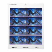 Stijlvolle Graffiti Astronaut Etiket (Full Sheet)