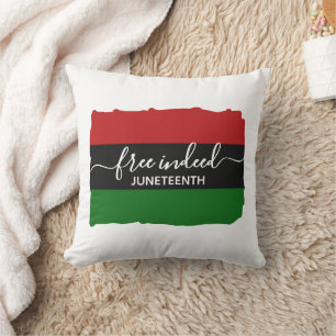 Stijlvolle GRATIS ECHT Pan Afrikaanse JUNETEENTH Kussen