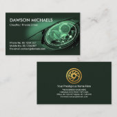 Stijlvolle Green Sport Auto Auto Driver Details Visitekaartje (Voorkant / Achterkant)