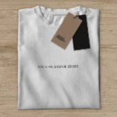 Stijlvolle grijs die je kunt. Einde van artikelslo T-shirt