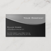 Stijlvolle grijs, Visitekaartje bedrijf (Voorkant)