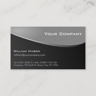 Stijlvolle grijs, Visitekaartje bedrijf