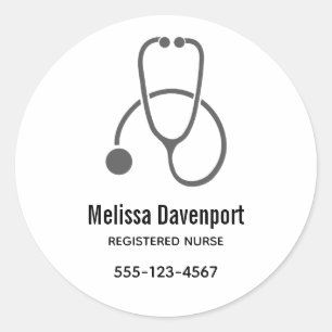 Stijlvolle grijze illustratie op de zwarte klassie ronde sticker