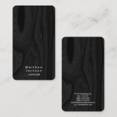 Stijlvolle grijze moderne professionele manager visitekaartje (Voorkant / Achterkant)