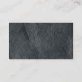 Stijlvolle grijze textuur Professional Modern Visitekaartje (Achterkant)