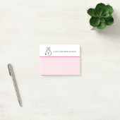 Stijlvolle grijze vernedering Stethoscoop illustra Post-it® Notes (Kantoor)