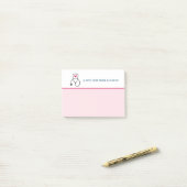 Stijlvolle grijze vernedering Stethoscoop illustra Post-it® Notes (Op bureau)