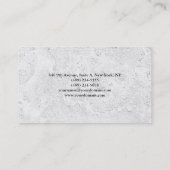 Stijlvolle, grijze wandtextuur visitekaartje (Achterkant)