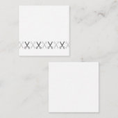 Stijlvolle grijze witte schaar Hairdresser Taylor Informatiekaartje (Voorkant / Achterkant)