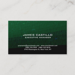 Stijlvolle groene achtergrond Modern Professional Visitekaartje