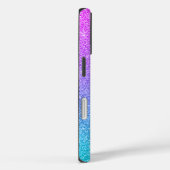 Stijlvolle groene blauwe paarse gepersonaliseerde Case-Mate iPhone case (Achterkant / Rechts)