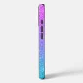 Stijlvolle groene blauwe paarse gepersonaliseerde Case-Mate iPhone case (Achterkant / Links)