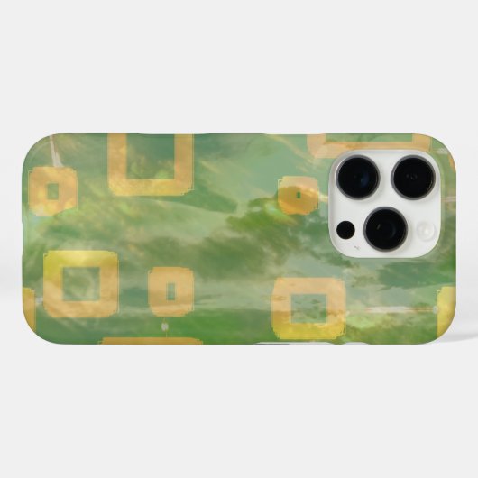 Stijlvolle groene iPhone / iPad case (Achterkant (horizontaal))