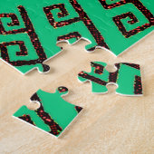 Stijlvolle groene machine Picchu Mountain & Sun Legpuzzel (Zijkant)