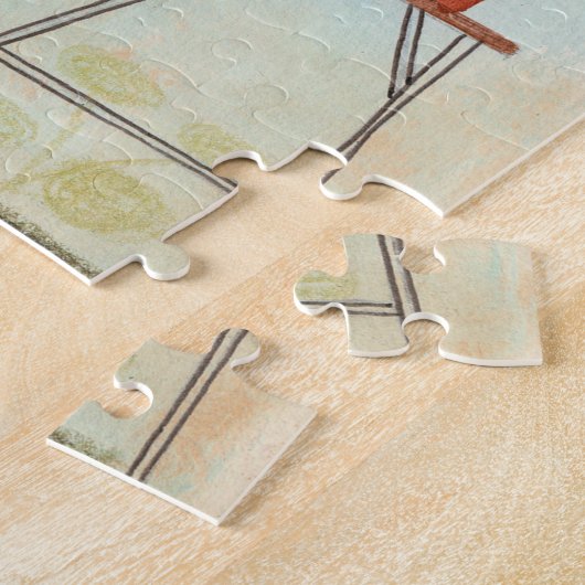 Stijlvolle groene meisjes tropische oerwoud van de legpuzzel (Zijkant)