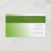 Stijlvolle groene omgeving Natuur beschermt luxe Visitekaartje (Achterkant)