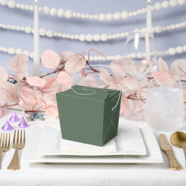 Stijlvolle groene patroon luxe feestelijke verpakk bedankdoosjes