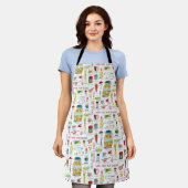 Stijlvolle groene pekelgroenten nonya achar recept schort (Gedragen)