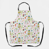 Stijlvolle groene pekelgroenten nonya achar recept schort (Voorkant)