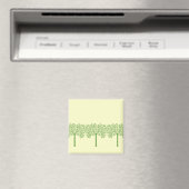 Stijlvolle groene structuur magneet (Insitu (Vaatwasser))