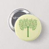 Stijlvolle groene structuur ronde button 5,7 cm (Voorkant /achterkant)