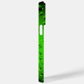 Stijlvolle, groene waterdruppels Case-Mate iPhone case (Achterkant / Rechts)