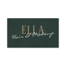 Stijlvolle groene Waterverf Hair Makeup