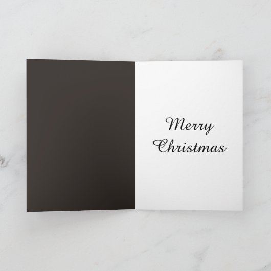 Stijlvolle Grootmoeder & Grootvader Kerstkaart Feestdagen Kaart (Binnen)