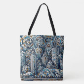 Stijlvolle grote Chicago Shoulder Tas (Voorkant)