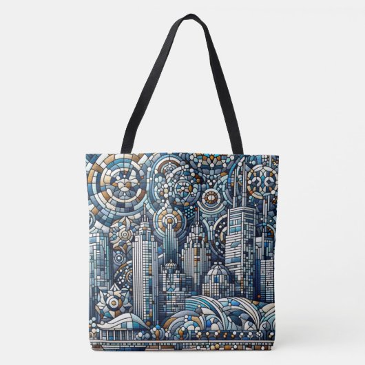 Stijlvolle grote Chicago Shoulder Tas (Voorkant)
