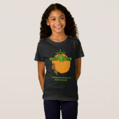 Stijlvolle HALLOQUEEN Afro Queen Halloween Meisjes T-shirt (Voorkant volledig)