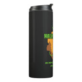 Stijlvolle HALLOQUEEN Afro Queen Halloween Thermosbeker (Gedraaid links)