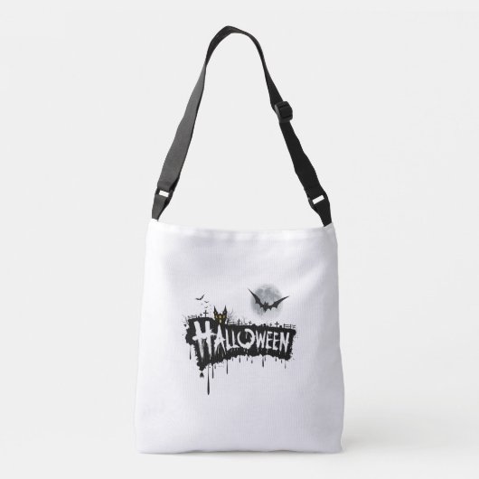 Stijlvolle Halloween Canvas tas (Achterkant)
