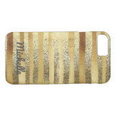 Stijlvolle hand getekend goud gestreept gepersonal Case-Mate iPhone case (Achterkant (Horizontaal))