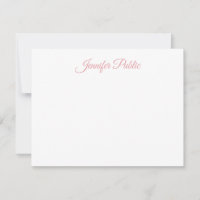 Stijlvolle Hand Script naam roze tekst Sjabloon pl