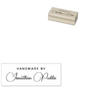 Stijlvolle handgeschreven scriptnaam Sjabloon hand Rubberstempel (Gestempeld)