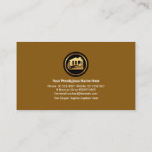 Stijlvolle handyman Motif Timber Fence Contractor Visitekaartje (Achterkant)