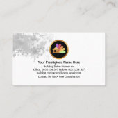 Stijlvolle Handyman Tools Banner Visitekaartje (Achterkant)