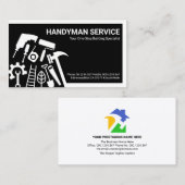 Stijlvolle Handyman Tools Rand Visitekaartje (Voorkant / Achterkant)