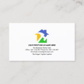 Stijlvolle Handyman Tools Rand Visitekaartje (Achterkant)