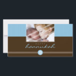 STIJLVOLLE HANNUKAH FOTOKAART :: stripesteek 1L Feestdagenkaart<br><div class="desc">Originele illustratie & ontwerp door Kat Massard copyright 2009. - - - - - - - - - - - - - - - - - - - - - - - - - - - - - - - - - - - - - - - - - -...</div>